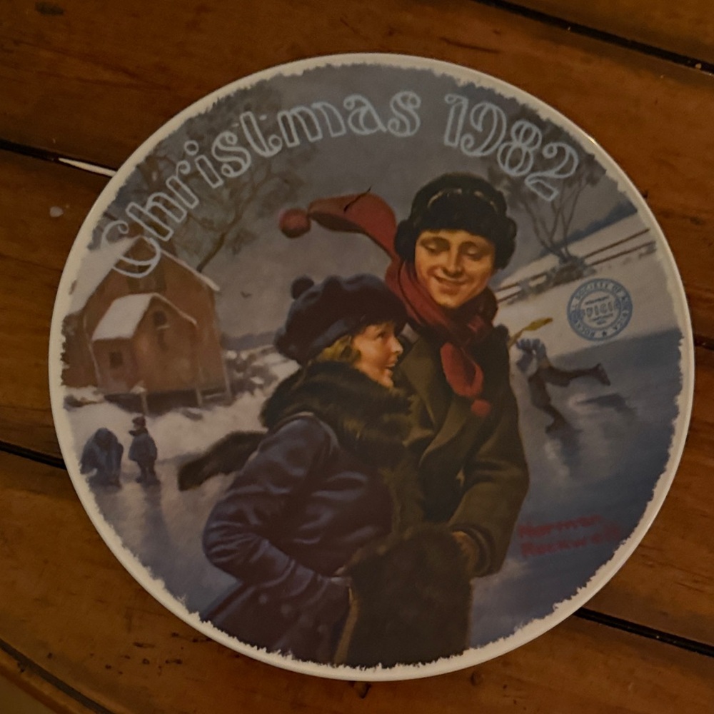 Knowles White Collector's Plate